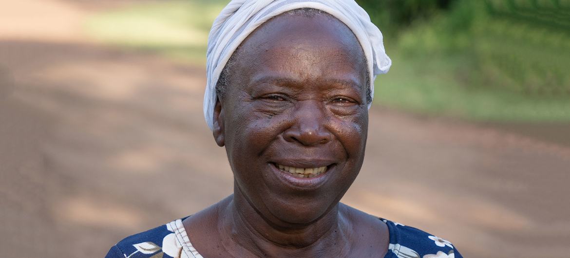 Angela Muhindo in Kasese, western Uganda.