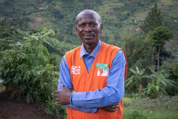 Village health worker Timothy Mbene Masereka.