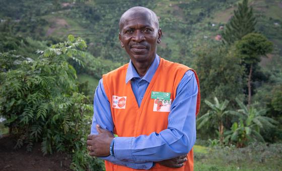 Village health worker Timothy Mbene Masereka.