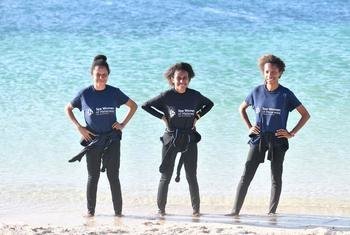 Участницы проекта «Морские женщины» занимаются защитой подводного мира так называемого Кораллового треугольника.