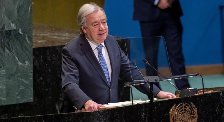 أعلن الأمين العام للأمم المتحدة أنطونيو غوتيريش أولويات المنظمة لعام 2026 أمام الجمعية العامة للأمم المتحدة.