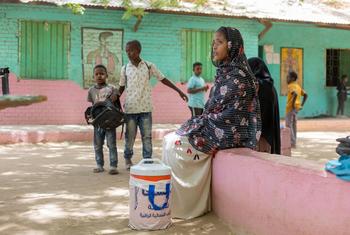 A girl sells ice cream in Kassala state in eastern Sudan. (file)
