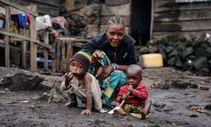 Many children in the eastern DR Congo are malnourished as they are not getting enough to eat.