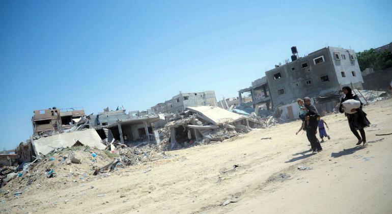 Streets in Rafah are emptying as families continue to flee in search of safety. 