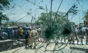 Rampant violence and claimed many lives and displaced hundreds of thousands from their homes in Haiti. (file)