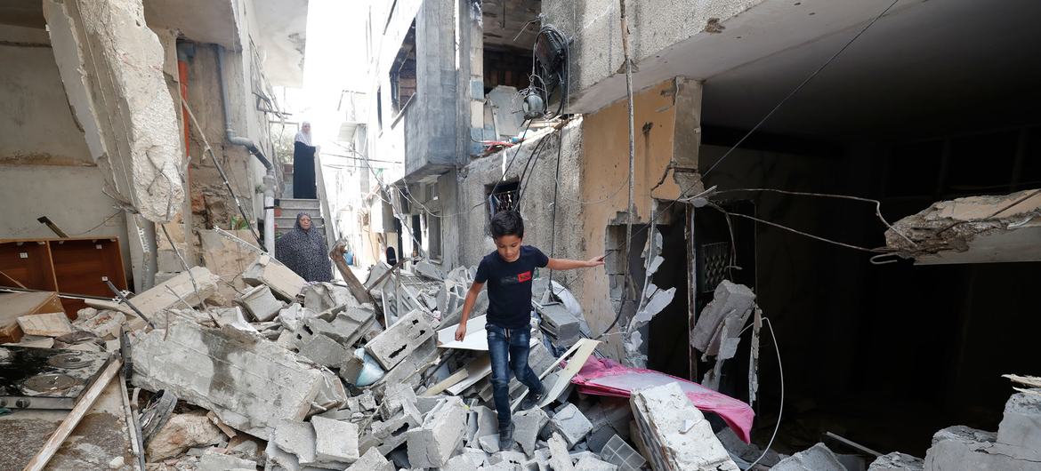 A UN report says Israeli incursions in the last year in Gaza and here, in the West Bank, has set Palestinian development back by nearly 70 years.