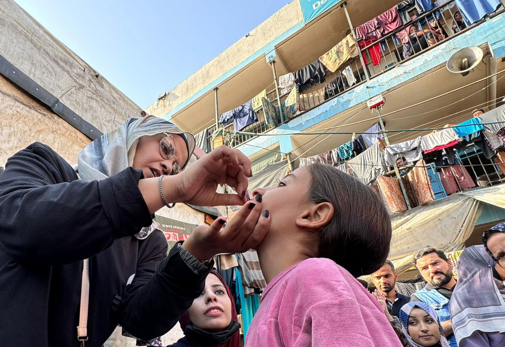 L'UNRWA et ses partenaires ont entamé le deuxième tour de la campagne de vaccination contre la polio à Gaza.