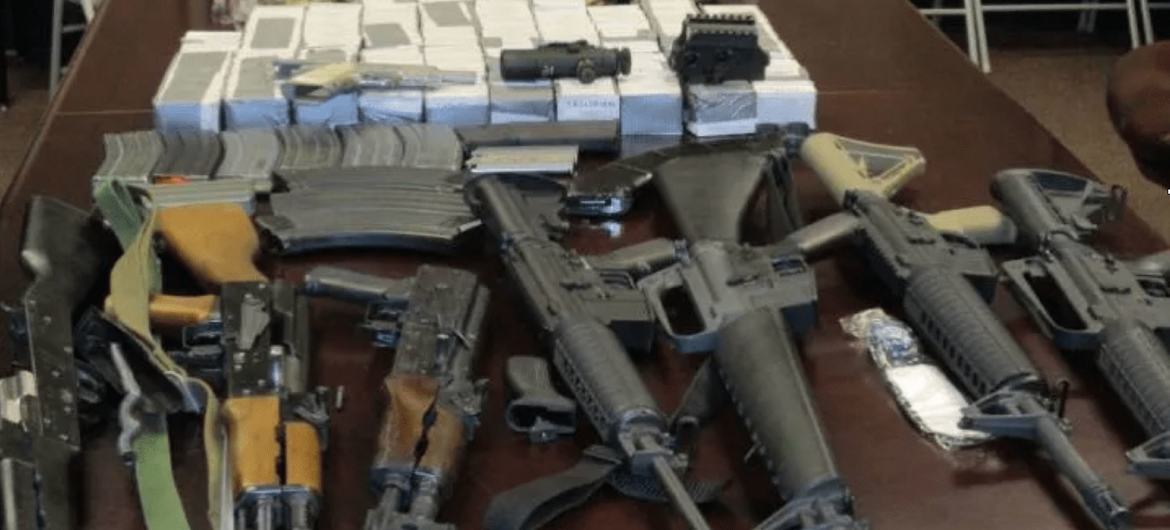 Weapons and ammunition are often trafficked into Haiti along the same routes as drugs.