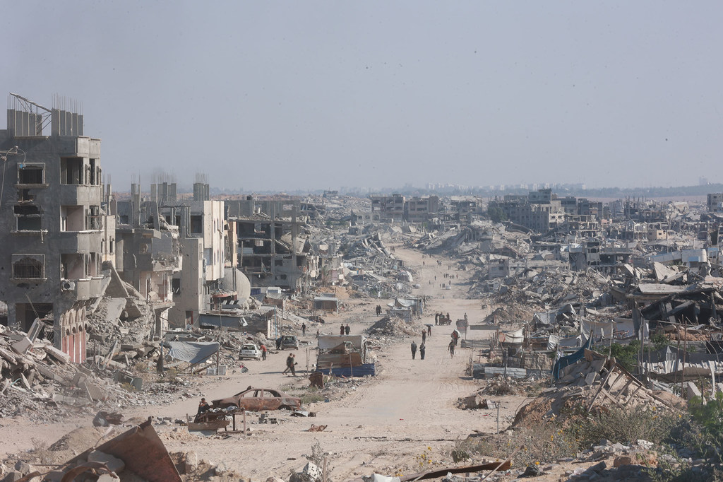 Gran parte de Gaza está en ruinas tras dos años de guerra.