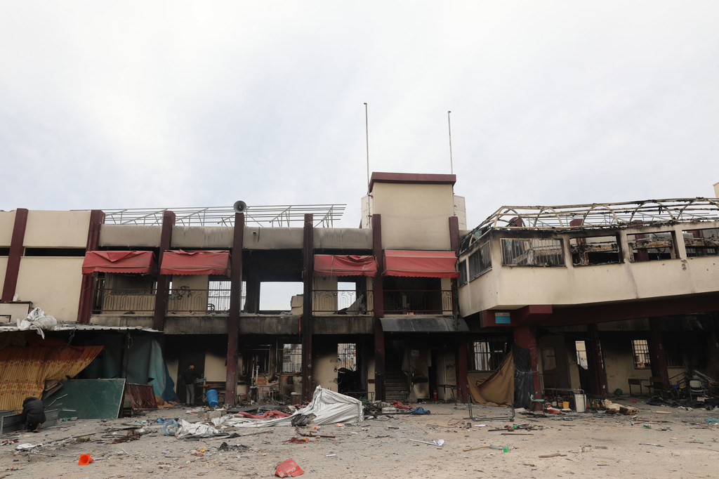 Un centre de réhabilitation pour les malvoyants de la ville de Gaza est en ruine. (archives)