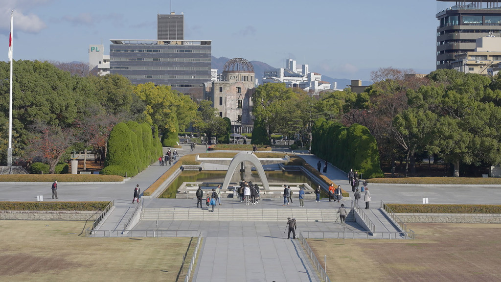 The Peace Park in Hiroshima.