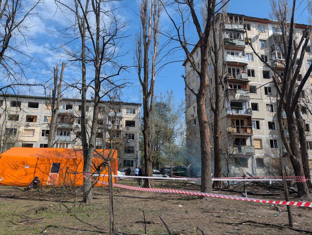 Residential neighbourhoods in Kyiv and other Ukrainian cities continue to be impacted by the war.