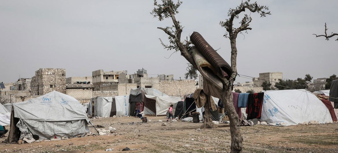 Some 6.8 million people are internally displaced in Syria.