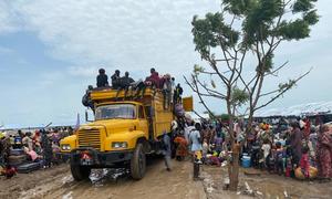 Thousands of displaced people are arriving in Renk.