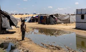 Camps in southern Gaza are overcrowded, polluted, and severely lacking in basic services.