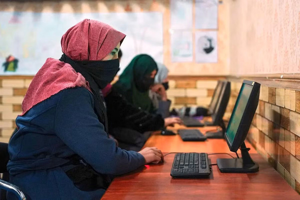 Women entrepreneurs in Parwan province, eastern Afghanistan, participate in a business development training session.