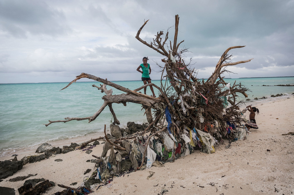 Les petits pays comme Kiribati subissent souvent les pires effets du changement climatique.