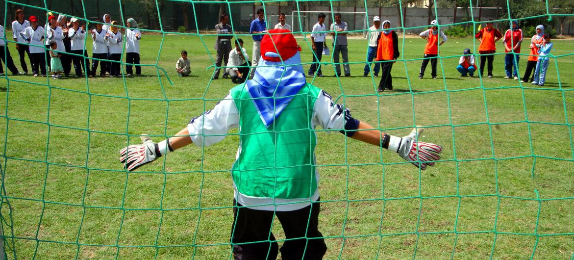 Participation of young women in outdoor sports in Afghanistan has become more complicated since the Taliban became the de facto ruler of the country.  (file)