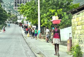 Port-au-Prince, la capitale d'Haïti.