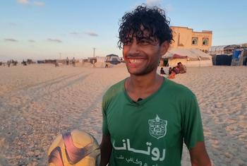 Mohamed Abu Jalda, anachezea Klabu ya Soka ya huduma za Rafah.