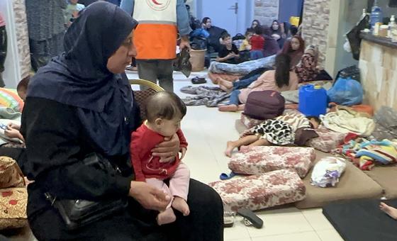 UN agency heads unite in urgent plea for women and children in Gaza