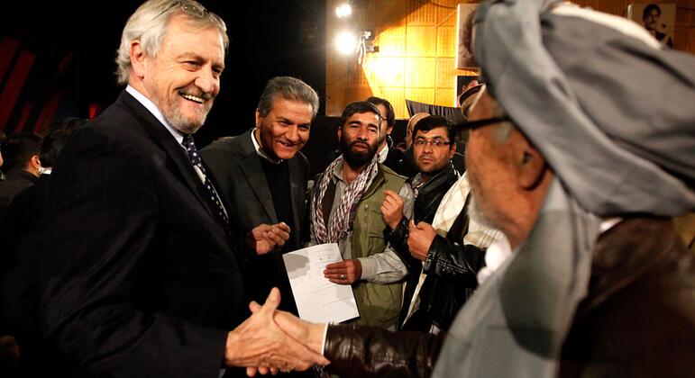 الأمم المتحدة تنعى نيكولاس هايسوم - آخر مناصبه كان رئيس بعثة حفظ السلام في جنوب السودان