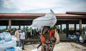 The UN continues to provide humanitarian aid to people displaced by armed clashes in North Kivu province in the eastern DRC.