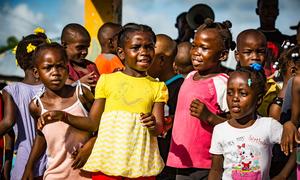 Most Haitians are of West African descent, mostly speaking Creole, a blend of French and African languages.