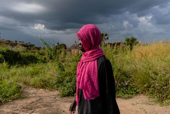 A young woman walks through  Kadugli town, South Kordofan state of Sudan, where sexual abuse is 'rampant', rights investigators said.