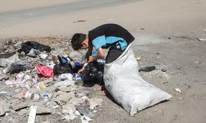 Rubbish is often used as stove fuel in the shattered enclave today.