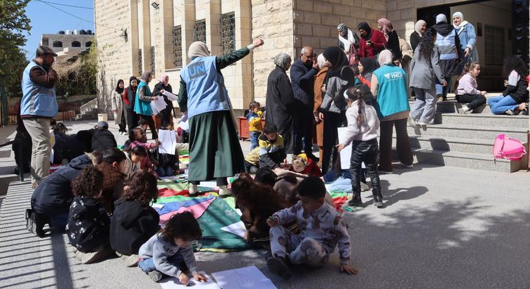 L’ONU continue de travailler à Gaza.