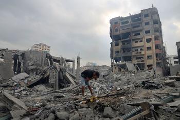 Much of Gaza lies in ruins.