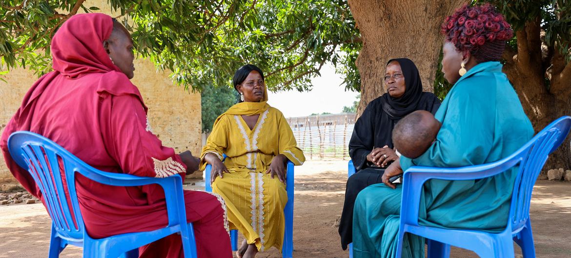 Women meet in Wau meet to share experiences, support one another, and strengthen their leadership skills. Women meet in Wau meet to share experiences, support one another, and strengthen their leadership skills.