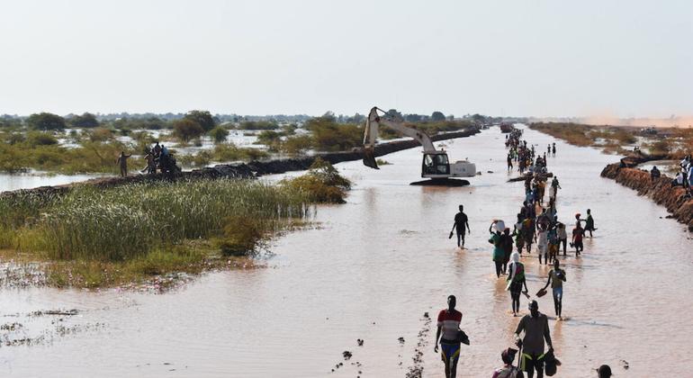 جنوبی سوڈان کے علاقے یونٹی کو دسمبر 2021 میں گزشتہ ساٹھ سالہ تاریخ میں بدترین سیلاب کا سامنا تھا۔