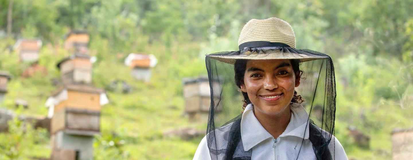 Oralia Ruano Lima was among the first women in her indigenous community to join an all-female entrepreneurship project as a beekeeper.