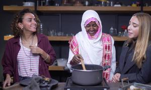 A UN refugee agency (UNHCR) campaign in 2020 included a cooking show featuring celebrities and refugees, giving them the space to tell their stories and a platform to be heard. 