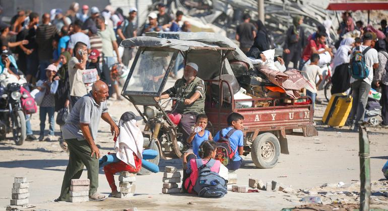 Los habitantes de Gaza siguen bajo las órdenes de evacuación de las autoridades israelíes.