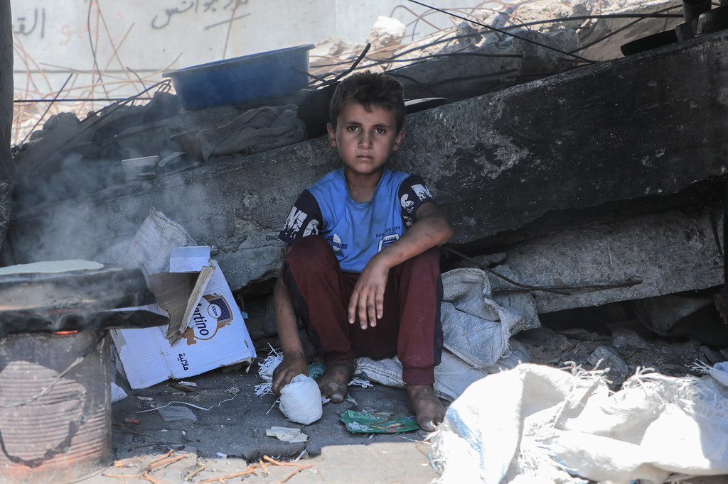 Les enfants de Gaza souffrent de conditions de vie catastrophiques, notamment d’une grave insécurité alimentaire et de la famine.