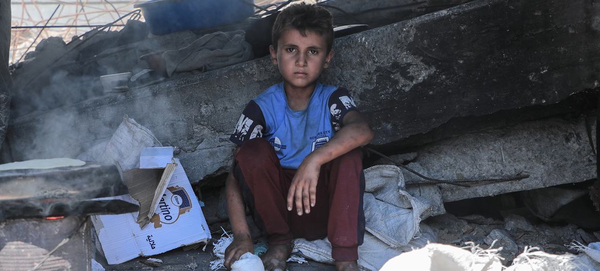Les enfants de Gaza souffrent de conditions de vie catastrophiques, notamment d’une grave insécurité alimentaire et de la famine.