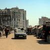 A tent city west of Gaza City.