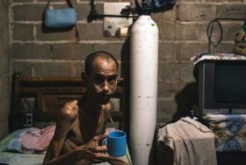Un malade atteint de tuberculose chez lui en Colombie