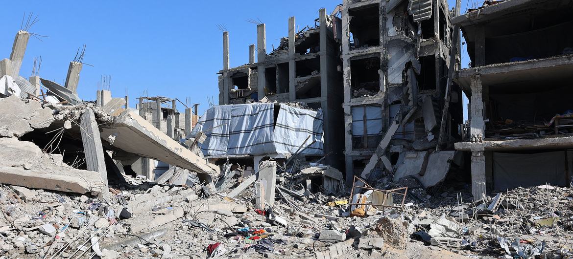 Much of Gaza remains in ruins.