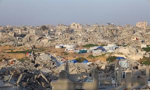 Large parts of Gaza have been reduced to rubble.