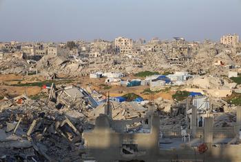 Large parts of Gaza have been reduced to rubble.