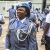 Téné Maimouna Zoungrana une femme officier pénitentiaire du Burkina Faso servant au sein de la MINUSCA.