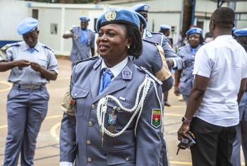 تيني ميمونة زونغرانا هي ضابطة إصلاحيات من بوركينا فاسو تعمل مع بعثة الأمم المتحدة في جمهورية إفريقيا الوسطى (مينوسكا).