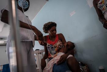 L’hôpital universitaire Justinien du Cap-Haïtien a récemment vu le nombre d’enfants hospitalisés pour malnutrition tripler.
