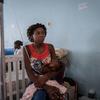 A child with malnutrition is treated at the Hôpital universitaire Justinien in Cap Haitien, Haiti.
