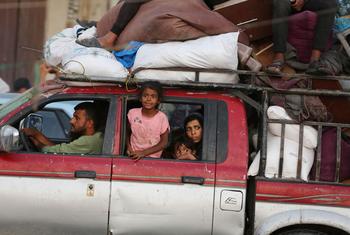 Des centaines de milliers de personnes ont fui Rafah au cours des deux dernières semaines.
