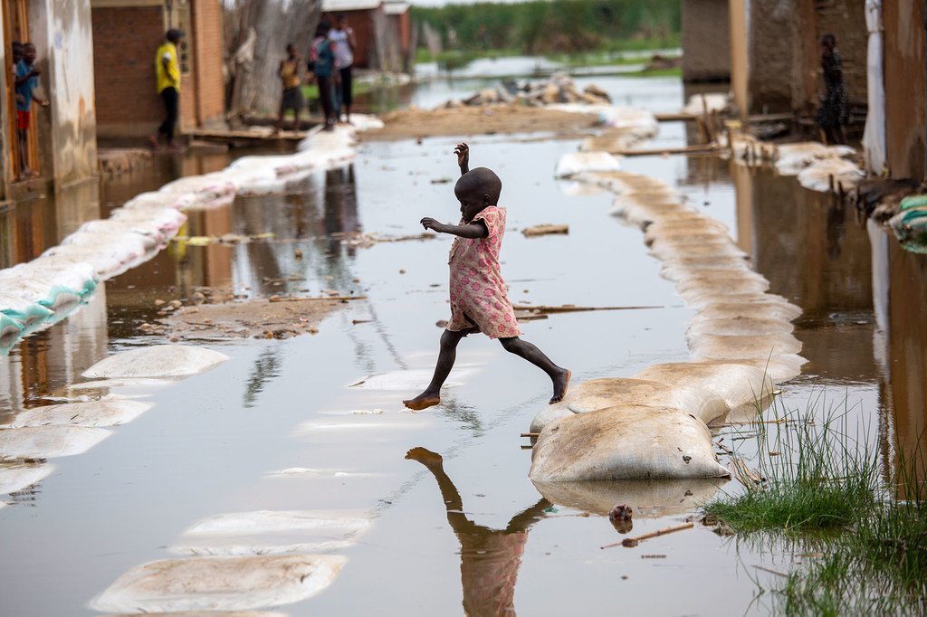 At least 50,000 people were affected by floods in the Gatumba district of Burundi last year. 